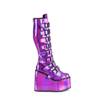 DemoniaCult - SWING815 Plateau Laarzen - Paars Product image